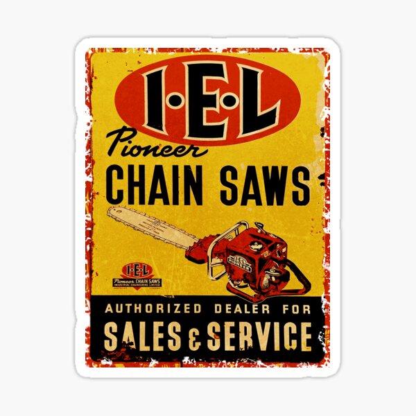IEL-Kettensägen Sticker