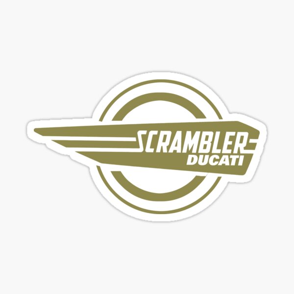 Scrambler Sticker