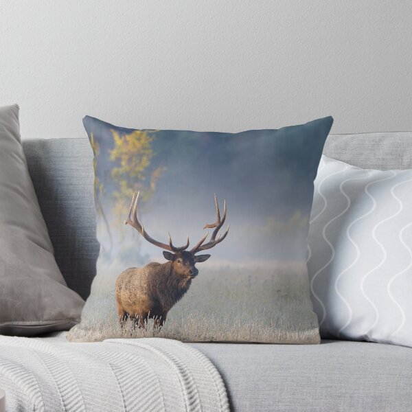Item preview, Elk in Fog 2 designed and sold by kurtbowmanphoto.