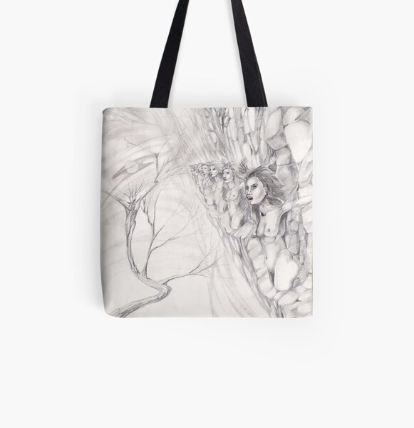 Sirens All Over Print Tote Bag