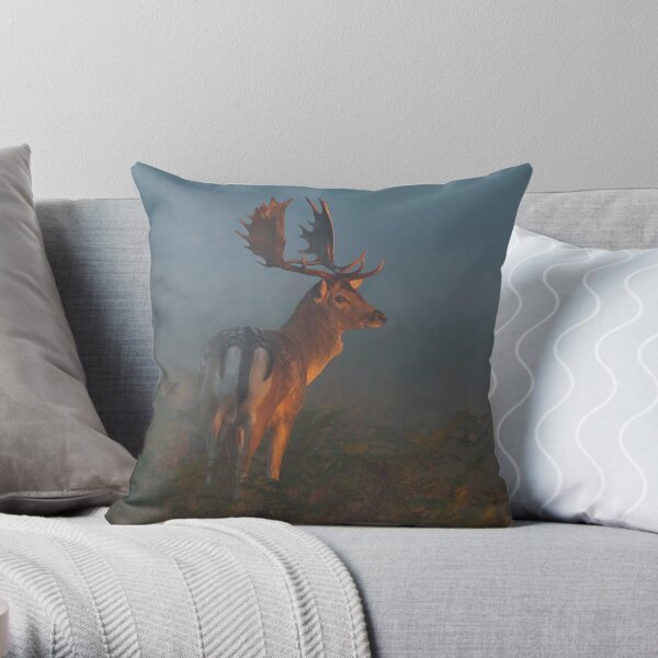 Fallow Buck Throw Pillow