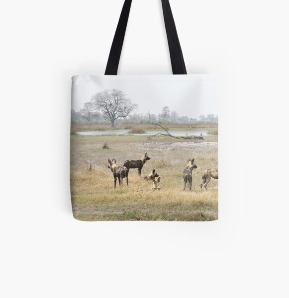 Land of the wild dogs All Over Print Tote Bag