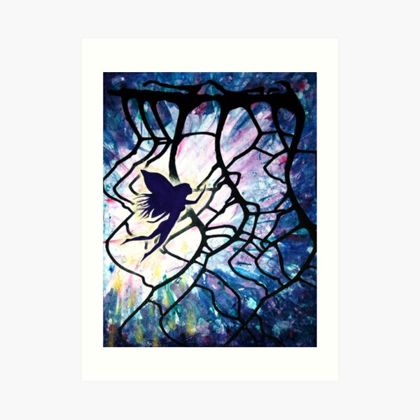 through the vines Art Print