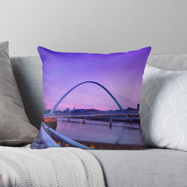 Millenium Bridge Throw Pillow