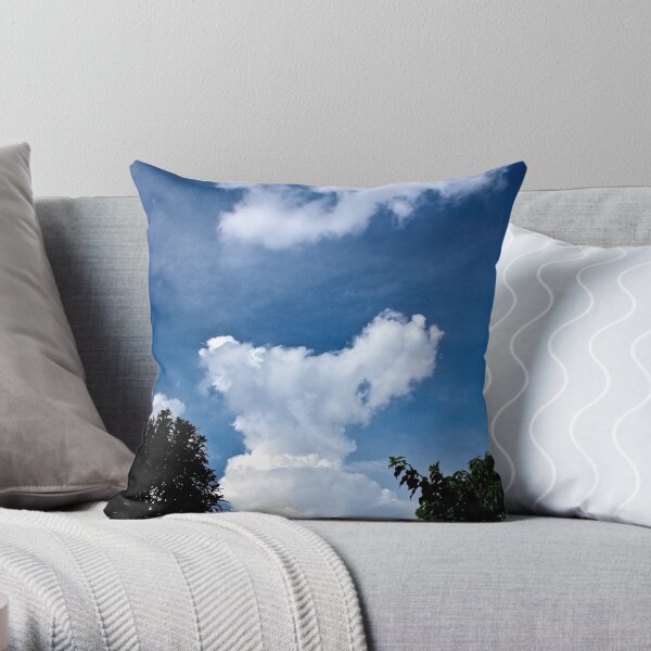 Apocalyptic Cumulus Throw Pillow