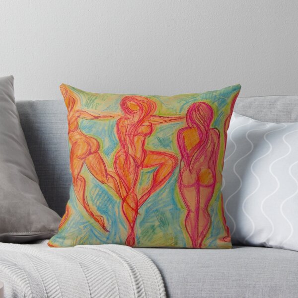 Phases Throw Pillow
