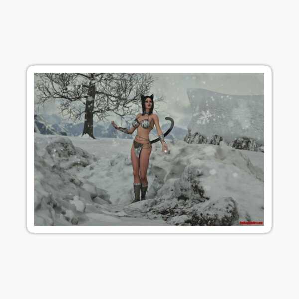 Lucia's First Snow Sticker