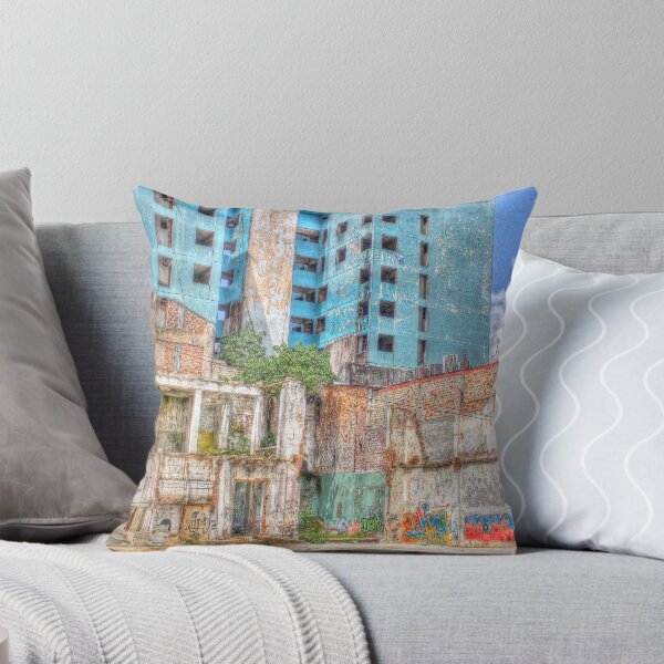 Item preview, Graffiti Adorned Abandoned Building in Iquitos, Peru designed and sold by Edith Reynolds.