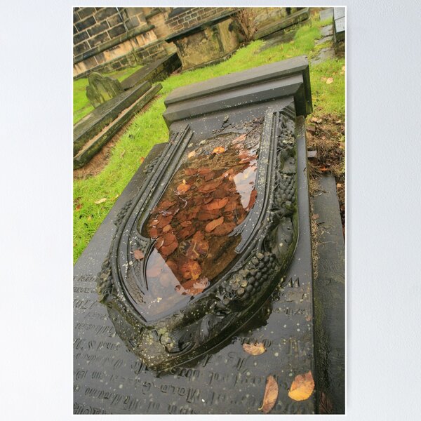Item preview, Reflection of Church clock in a puddle designed and sold by yelsdod.