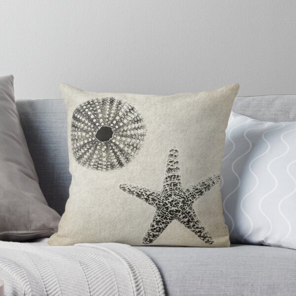 Item preview, Starfish and Sea Urchin Shell | Lithograph Style Print  designed and sold by Daniel Watts.