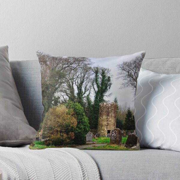 Item preview, Aghavillier church and round tower, County Kilkenny, Ireland designed and sold by AndrewJonesFoto.