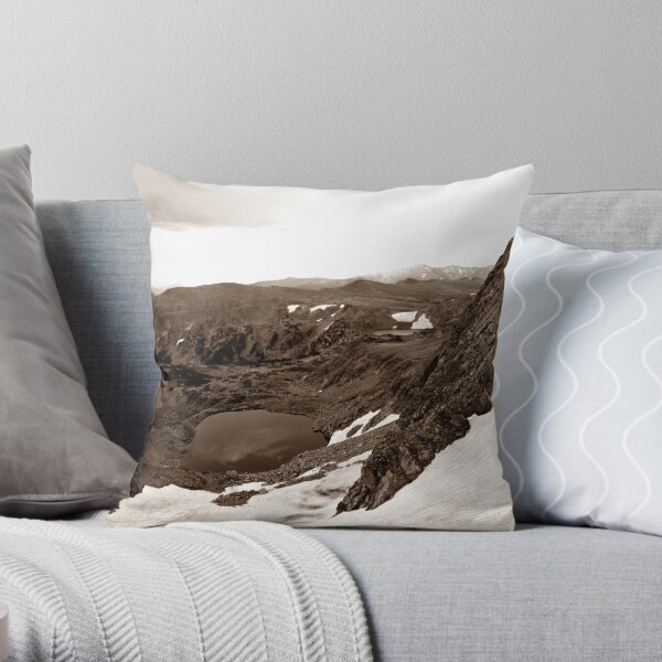 Along The Great Divide Throw Pillow