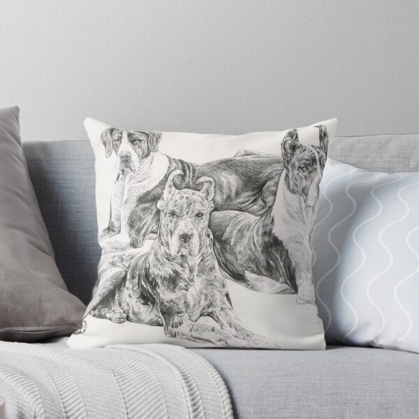 Item preview, Teela's Danes designed and sold by whiterabbitart.