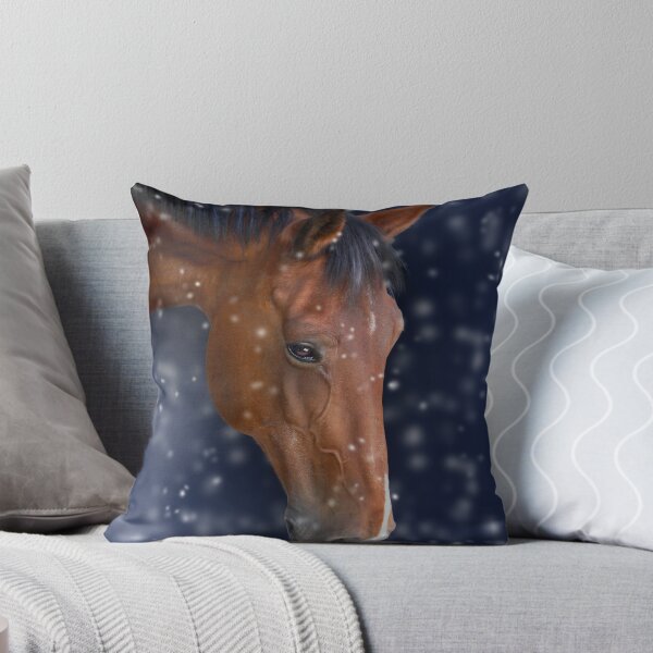 Item preview, Bay Horse in Snow designed and sold by Ethiriel.
