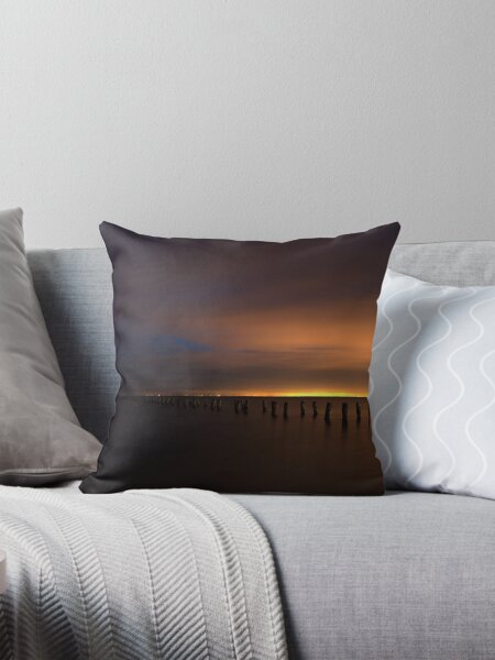 Item preview, Clifton Springs Jetty with the Lights of Melbourne. designed and sold by John Sharp.