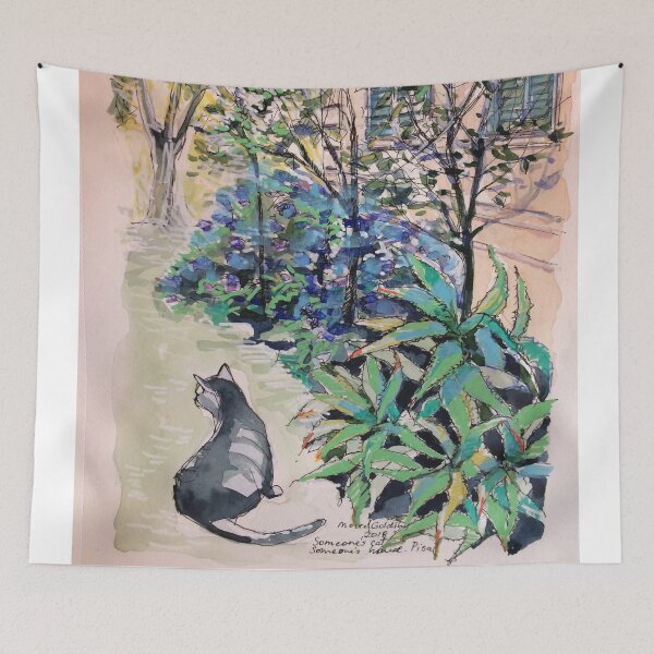 Item preview, Someone’s house. Someone’s cat.  Pisa designed and sold by Elizabeth Moore Golding.