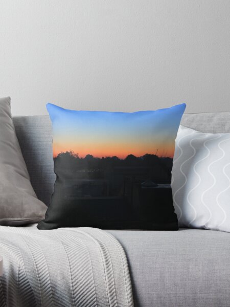 Sunrise in Autumn Throw Pillow