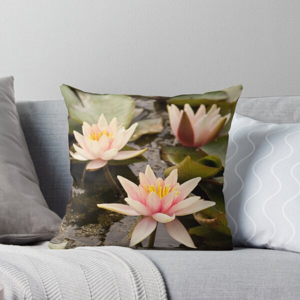 Artikelvorschau, Pale Pink Water Lilies entworfen und verkauft von Wealie Arts.