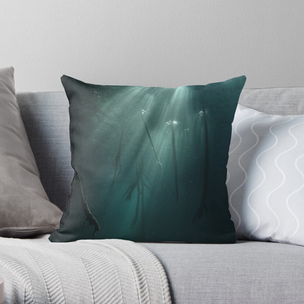 Mangrove Reef at Gam Island Throw Pillow