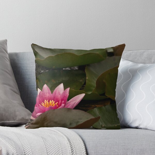 Item preview, Pink Water Lily Amongst the Leaves designed and sold by Wealie.