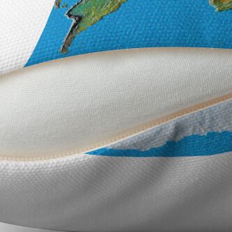 Alternate view of "Water World - Mosaic" Throw Pillow