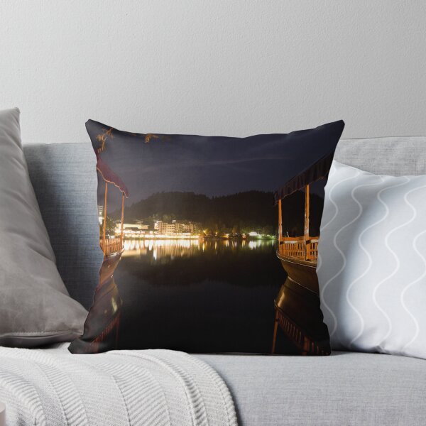 Item preview, Bled lake at night designed and sold by Ian Middleton.