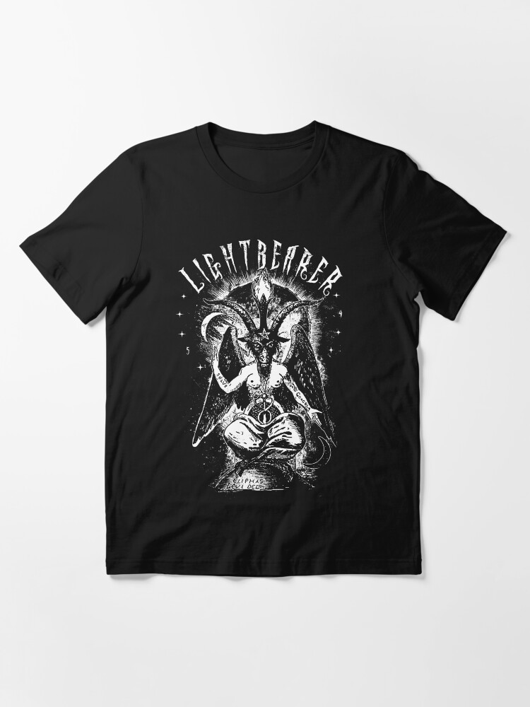 Alternate view of Lightbearer - Lucifer - Baphomet - Eldritch Dreamer - Lovecraftian Cthulhu mythos wear Essential T-Shirt