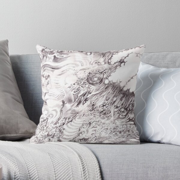 Stair Waves to Heaven Throw Pillow