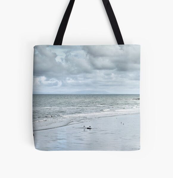 man and dog All Over Print Tote Bag