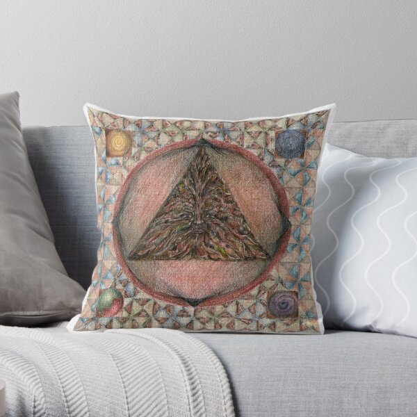 wheel 3: Individuation Throw Pillow