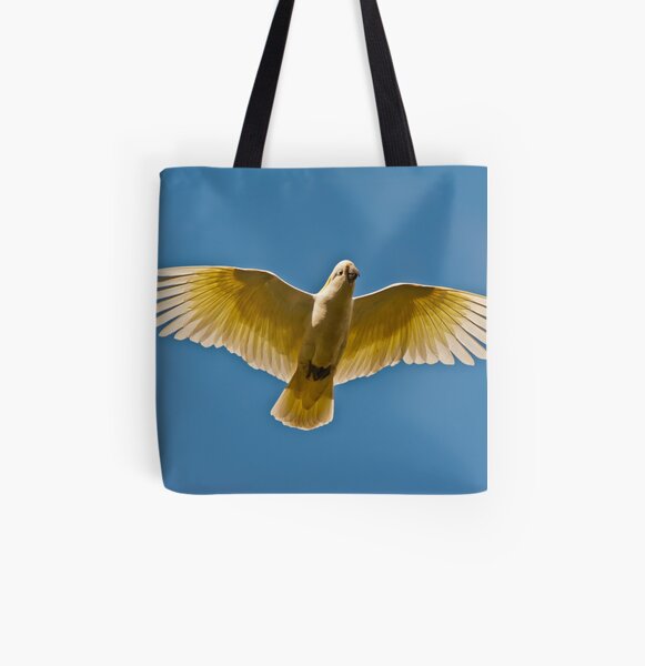 Sulphur-crested Cockatoo All Over Print Tote Bag