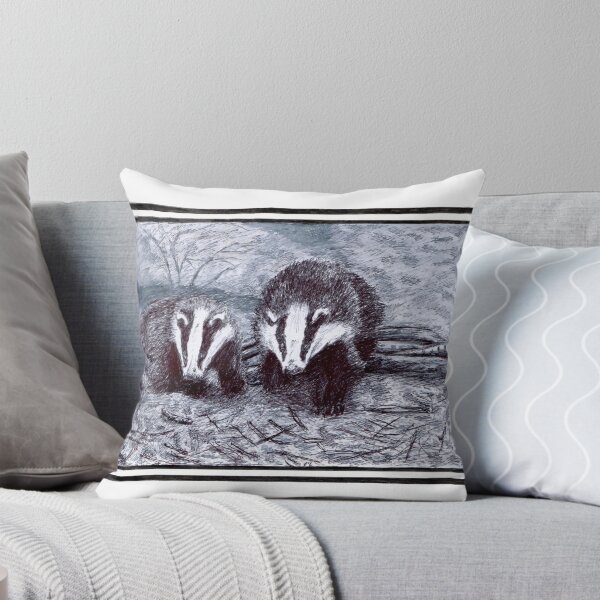 Item preview, Two Badgers - Meles meles designed and sold by Cantus.