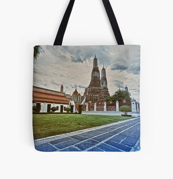 Wat Arun All Over Print Tote Bag