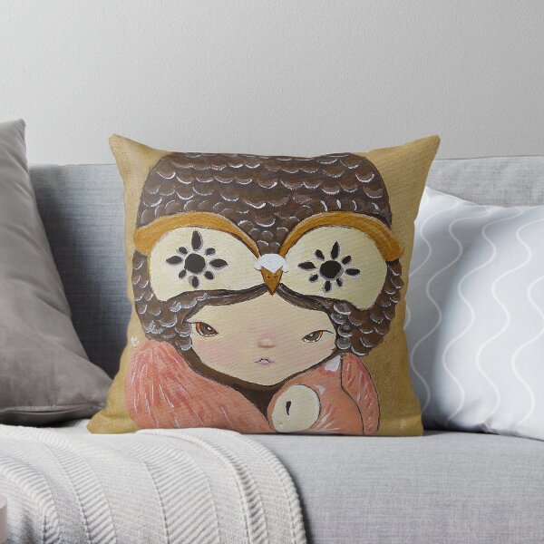Willow & Foxy Throw Pillow