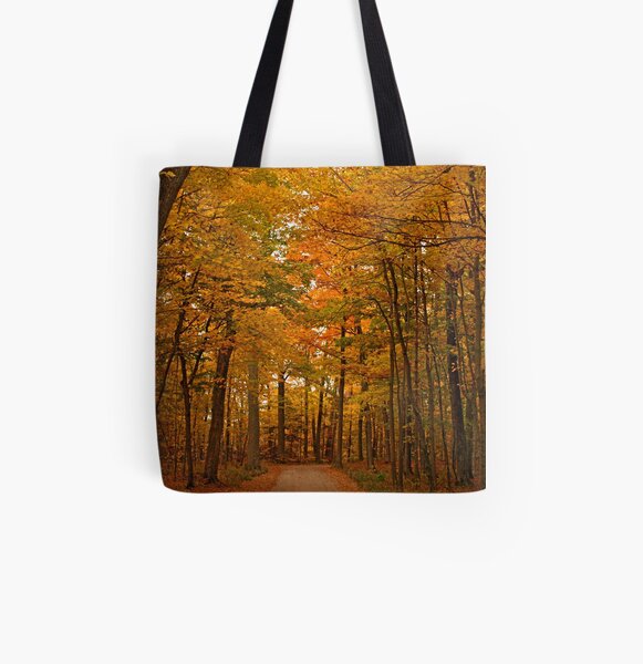 Autumn in Door County All Over Print Tote Bag
