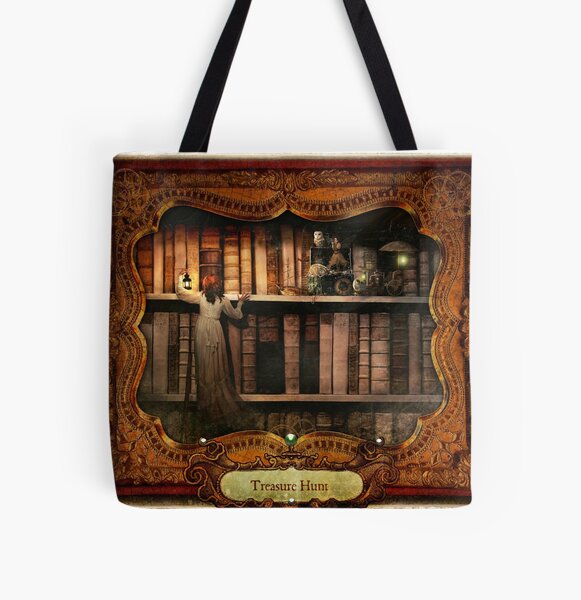 2012 Steampunk Calendar Page 9 All Over Print Tote Bag