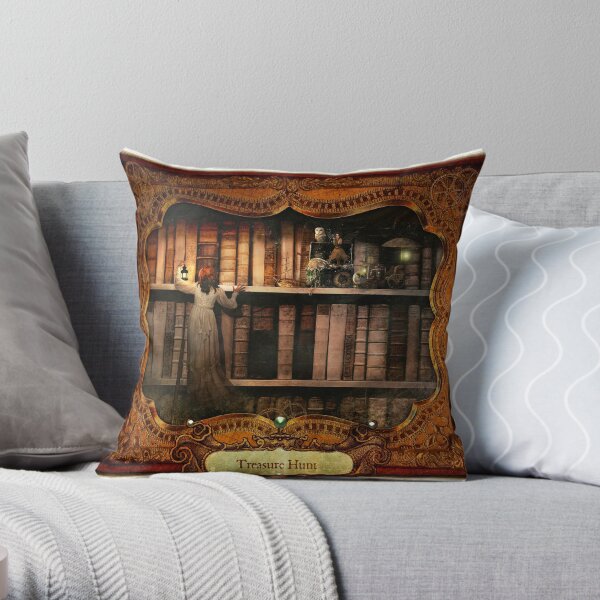 2012 Steampunk Calendar Page 9 Throw Pillow
