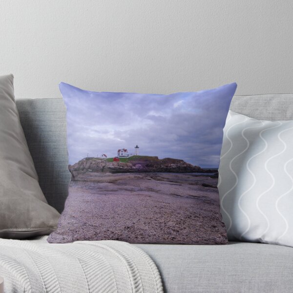 Item preview, Nubble Lighthouse at Dusk ~ Maine, USA designed and sold by Sabine Jacobs.