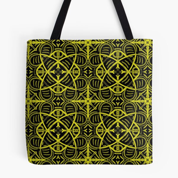 Item preview, Gossip Fish - Yellow On Black designed and sold by Blenderbeetle.