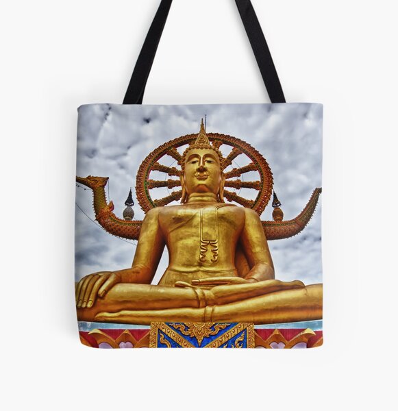 Big Buddha All Over Print Tote Bag