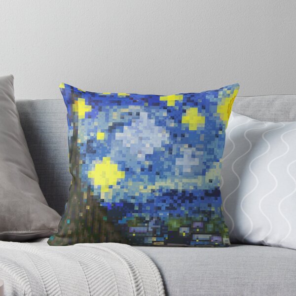 Item preview, 8-bit Starry Night designed and sold by brotherbrain.