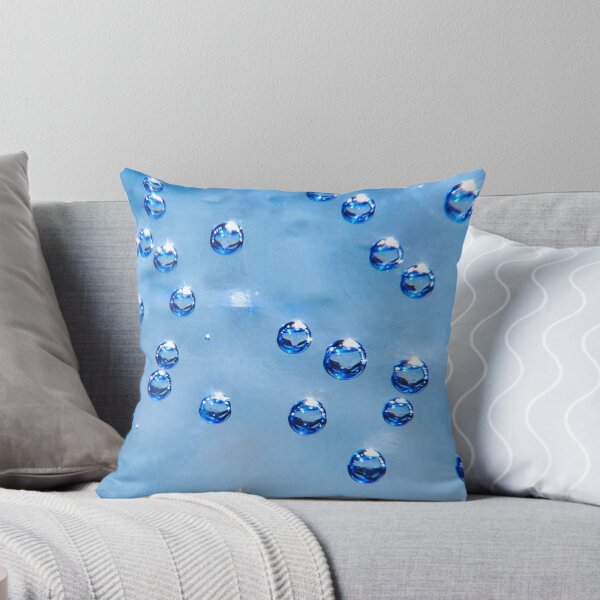 Item preview, bubbles through blue glass designed and sold by tego53.