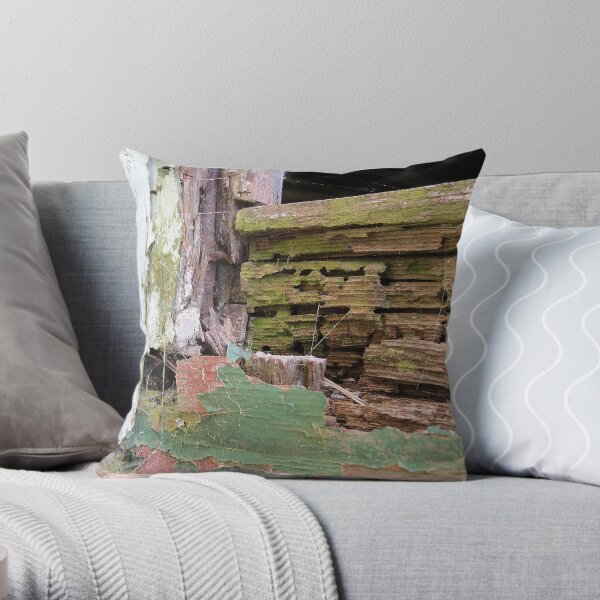 Textures of neglect Throw Pillow