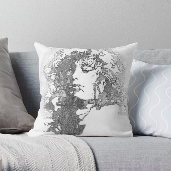 Rock Legend Throw Pillow