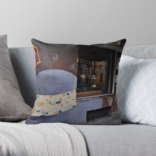 Sombrero Shop, Santiago Throw Pillow