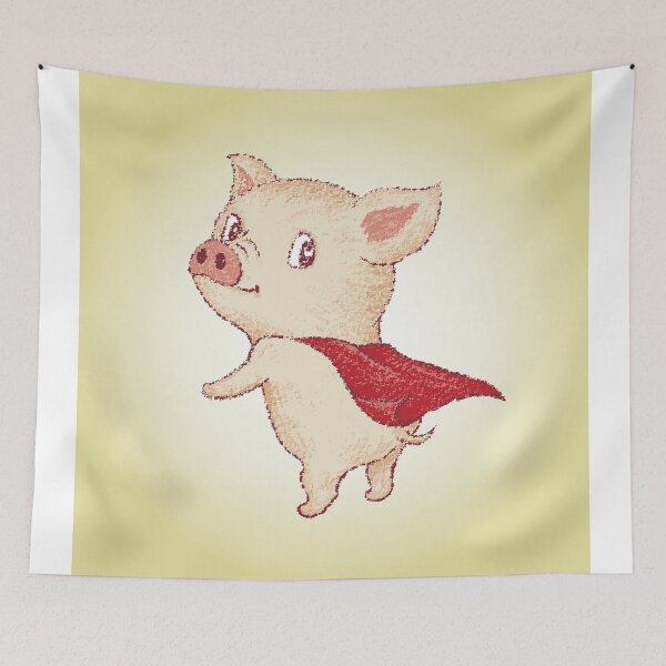 Item preview, Cute Pig Superhero designed and sold by Toru Sanogawa.
