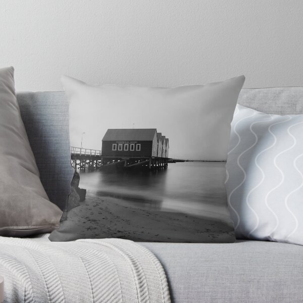 Busselton Jetty Throw Pillow