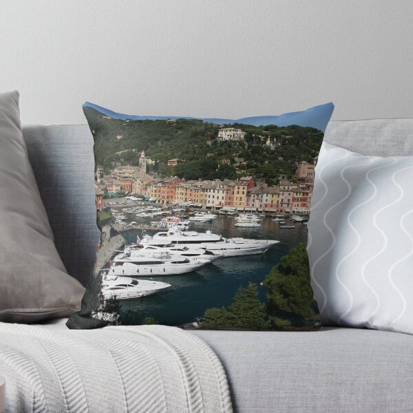 View of Portofino Throw Pillow