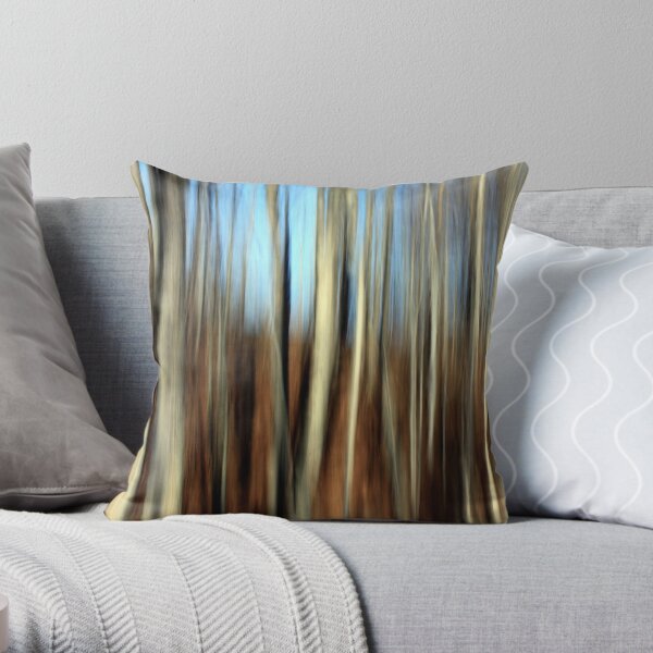 Autumn Lines Throw Pillow