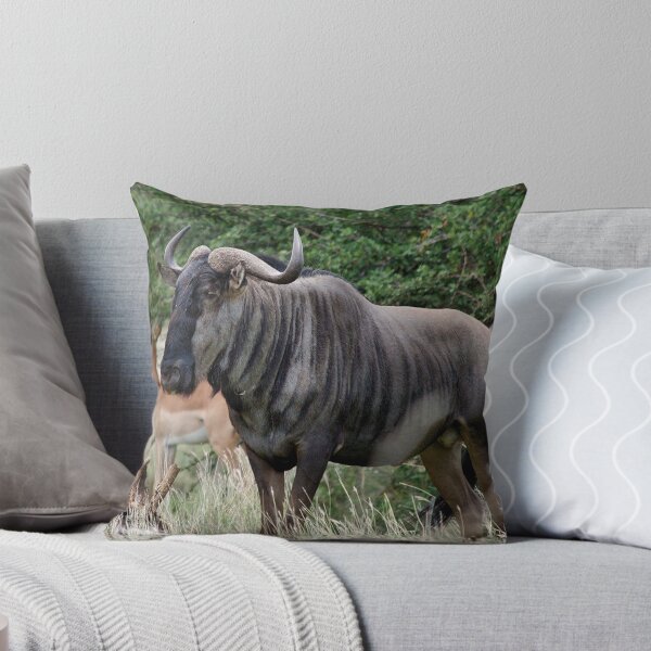 Item preview, THE LONER - BLUE WILDEBEEST (Connochaetes taurinus) designed and sold by Magriet Meintjes.